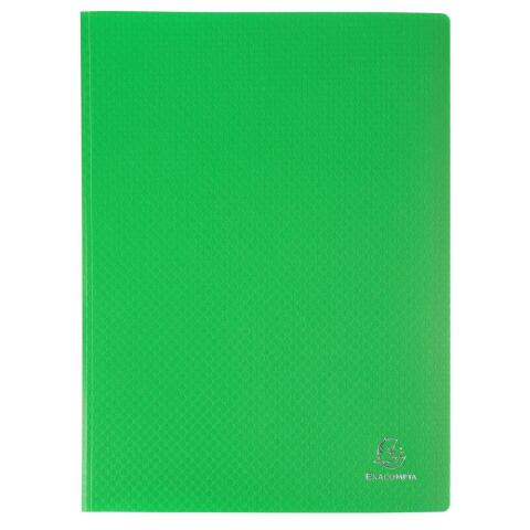 Carpetas de fundas Polipropileno Opak semi-rígido 5/10º - (Vistas: 60 Fundas: 30) - 24x32 cm para A4 - Verde claro