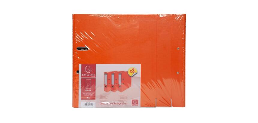 A4 Archivadores de palanca Polipropileno interior papel Lomo: 75 mm