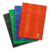 Cahier brochure dos toilé A4 192 pages ligné - Assortis