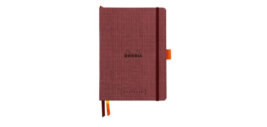 Rhodia collection ORANGE Botanique - Goalbook souple A5 dot, 240 pages - Amaranthe