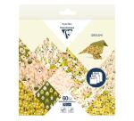 ORIGAMI, Pochette de 60 feuilles 70g/m2 3 formats - Printemps - Multicolore
