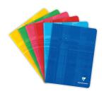 Cahier piqué 17x22 cm 144 pages grands carreaux - Assortis