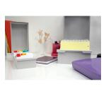 Bac à fiches "K" DIN A7 - Gris lumière