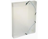 Boite de classement Exabox dos 40mm Polypropylène Crystal - A4 - Cristal