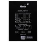 dotPad - bloc agrafé Rhodia N°18 21x29,7 cm dot 80 feuillets 80g - Noir
