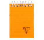 Bloc reliure intégrale Linicolor FRESH en-tête A7 160 pages détachables ligné couverture plastique polypropyène rainuré Couleur aléatoire - Assortis