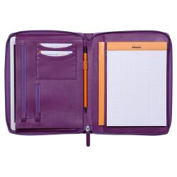 Rhodiarama petit conférencier pour bloc ou carnet format A5 - Violet