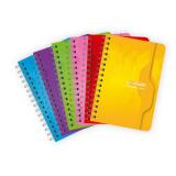 Carnet reliure intégrale 7000 9x14 cm 100 pages petits carreaux 70 g - Assortis