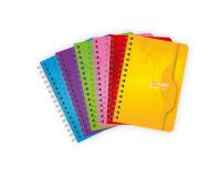Carnet reliure intégrale 7000 9x14 cm 100 pages petits carreaux 70 g - Assortis