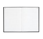 Registre 297X210 Quadrillé 200 pages foliotées - Noir toilé