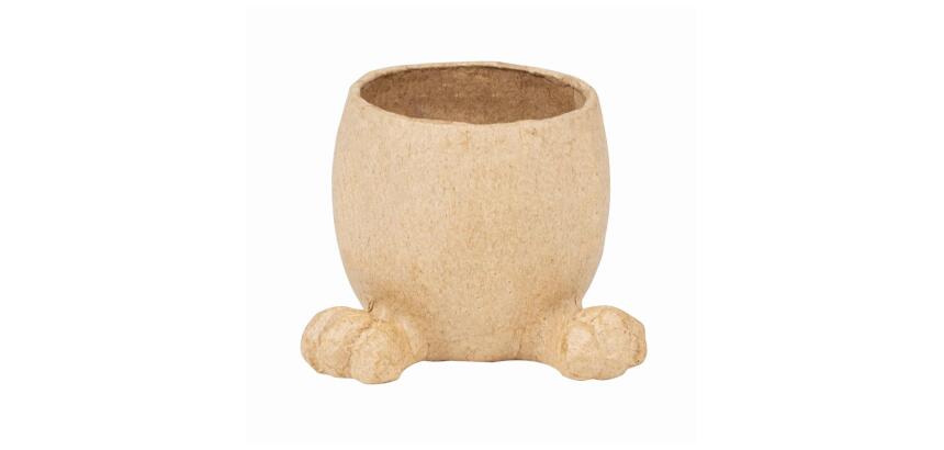 Coquetier lapin 7x6x6 cm - Kraft