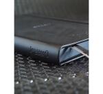 Rhodiarama Goalbook Creation rembordé rigide A5 160 pages papier Maya noir lisse dot 120g avec élastique - Eau