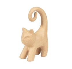 Chat naif avec longue queue 32cm - Kraft