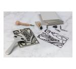 Coffret de linogravure.