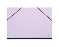 Carton à dessin Couleur à élastiques 26x33cm - Lilas