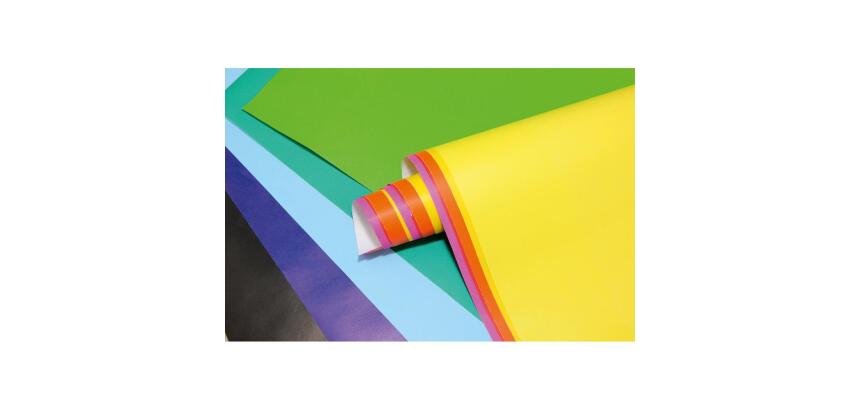 PAPIER AFFICHE PEINTE, Paquet de 50 feuilles 90g/m au format 60x80cm - Assortiment