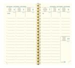 Agenda de poche SAD 16S Nil 9 x 16 cm Semainier Septembre 2025 à Décembre 2026 - 16 mois. - Couleurs assorties