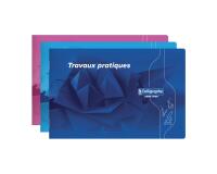 Cahier Travaux Pratiques piqué 7000 à l'italienne 24x16cm 32 pages uni 70 g - Assortis