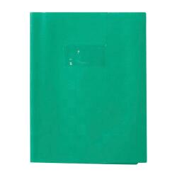 Protège-cahiers grain madras avec rabats marque-pages PVC 22/100ème 17x22 cm