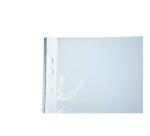 Sachet de 10 pochettes perforées biseautées pour classeur Exactive - polypropylène lisse 5,5/100 - A3 - Cristal