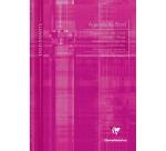 Agenda de bord enseignant 6 colonnes modèle allégé (19 semaines) piqué A4 72 pages Couleur aléatoire - Assortis