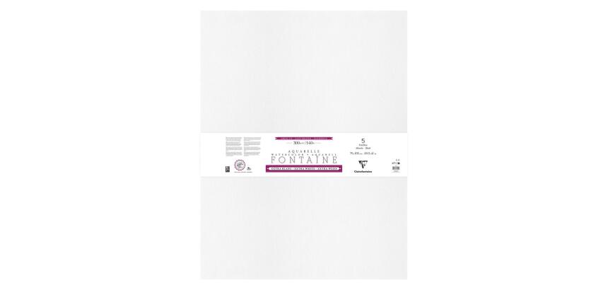 Fontaine Extra Blanc Grain Fin paquet 5F 75x105cm 300g