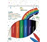 Poch. 8 feutres magiques (6 coul. + 2) - Multicolore