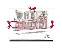 Moulin Rouge, Carton à dessin 28 x 38 cm, fermeture avec rubans