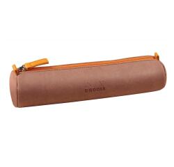 Trousse Rhodiarama plumier simili cuir 21,5 x 5 cm