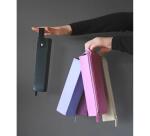 Rhodiarama trousse plumier simili cuir italien 23x5x5 cm - Touche de rose