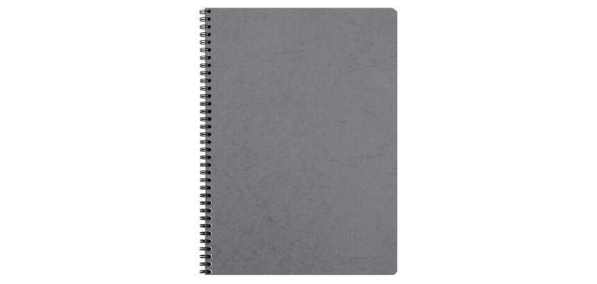 Cahier reliure intégrale Age Bag A4 100 pages petits carreaux - Gris