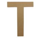 Lettre T fantaisie - Kraft