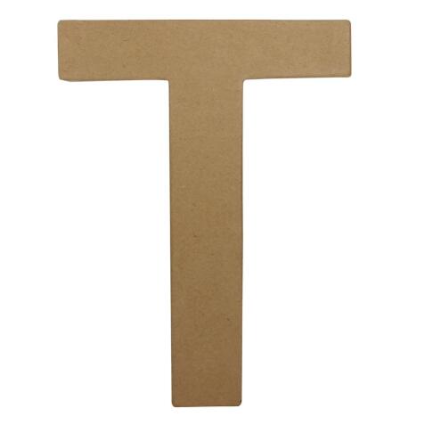 Lettre T fantaisie - Kraft