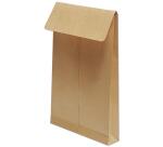 Boite de 250 Pochettes Kraft Armé Brun E4-280x400 mm avec Soufflet de 30 mm - Auto-Adhésives - 130g/m2 - Brun