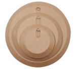 Set de 3 assiettes à suspendre - Kraft