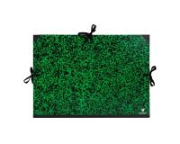 Carton à dessin Annonay 3 cordons 32x45cm - Vert