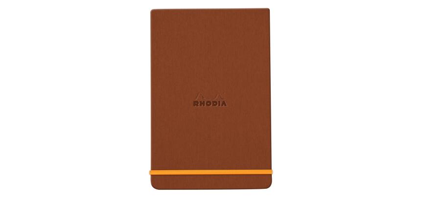 Rhodia Hardcover Webnotepad - 9 x 14 cm ? Lined - Copper