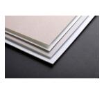 Carton Mi-fin 1,8mm 10F 50x65cm 1200g - Blanc et gris