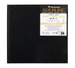 Goldline carnet rembordé rigide 50F 15x15cm 140g - Blanc