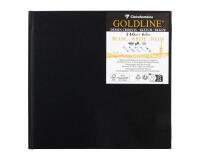 Goldline carnet rembordé rigide 50F 15x15cm 140g - Blanc