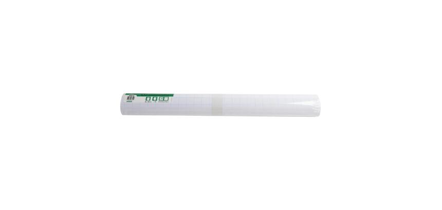 Rotolo di carta per lavagna Standard - 40 fogli a quadretti 60 gr microperforati - Bianco