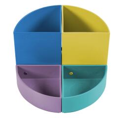 Cubiletes modulables Forever ® Young THE QUARTER 4 cubiletes combinables 2 alturas diferentes Colores surtidos