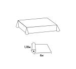 Nappe en rouleau papier damassé -1,18 x 6m