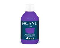 Darwi Flacon de 250 ml de Peinture Acrylique Universelle Opaque - Violet