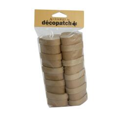 Set 10 petites boîtes coeurs 3x15x30cm - Kraft