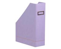Rhodiarama porte-revues simili cuir italien 10x25x31 cm - Iris