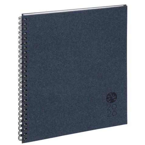 Agenda de bureau Eurotime 22S spiralé Forever 22,5 x 18,5 cm Semainier Janvier à décembre 2026