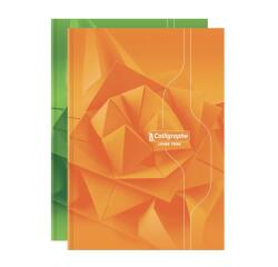 Cahier brochure rembordée rigide 7000 A4 192 pages petits carreaux 70 g - Assortis