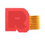 Rhodiarama porte-stylo autoadhésif 4x3 cm pour blocs carnets et agendas - Corail