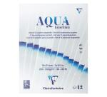 Aqua Essentials bloc collé 12 papiers aquarelle assortis 18x24cm 12F 200g-300g